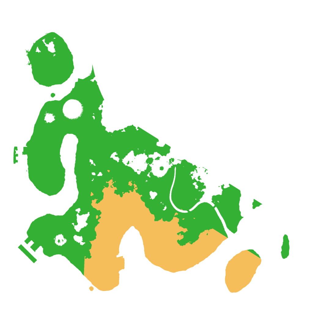 Biome Rust Map: Procedural Map, Size: 2800, Seed: 57345476