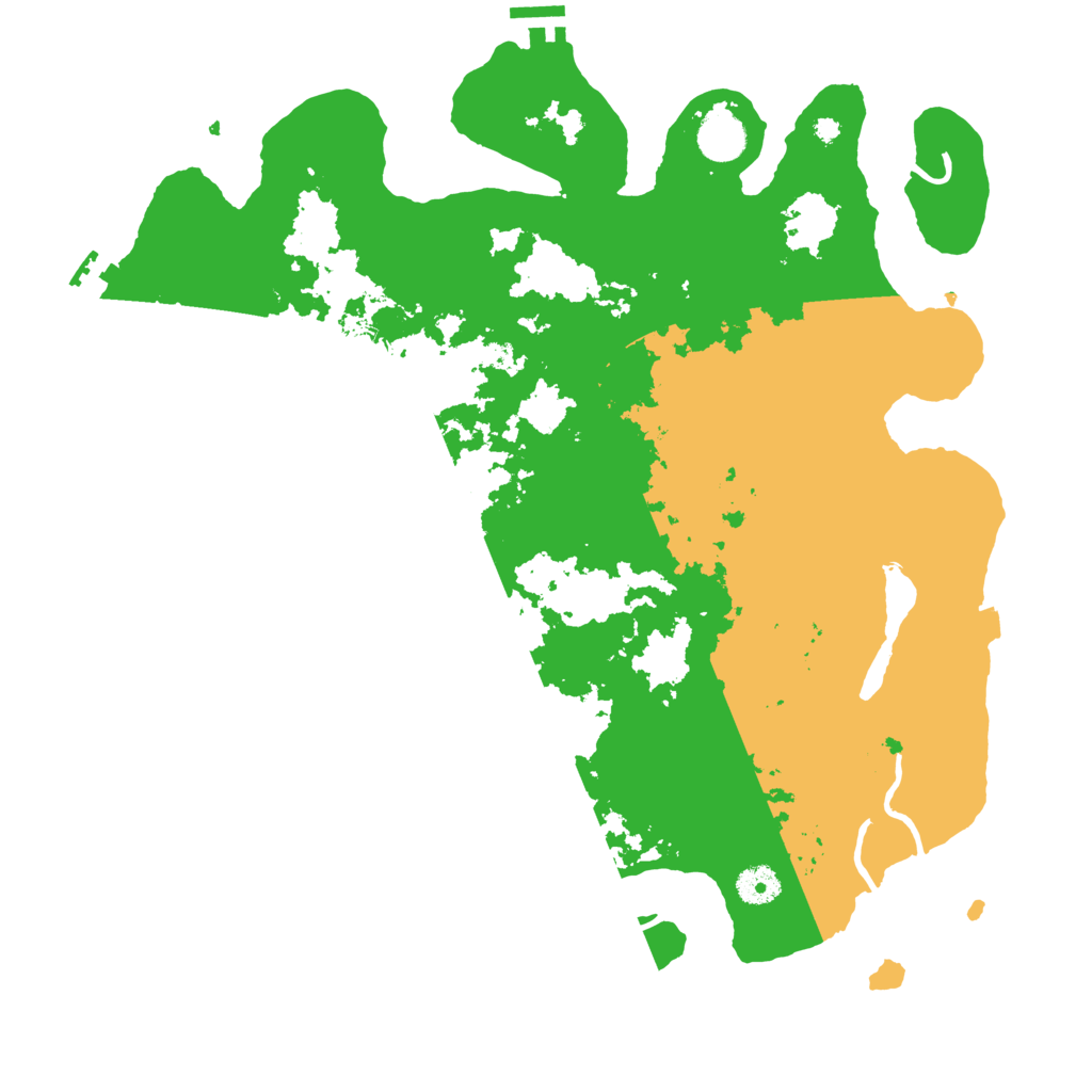 Biome Rust Map: Procedural Map, Size: 4000, Seed: 423411421