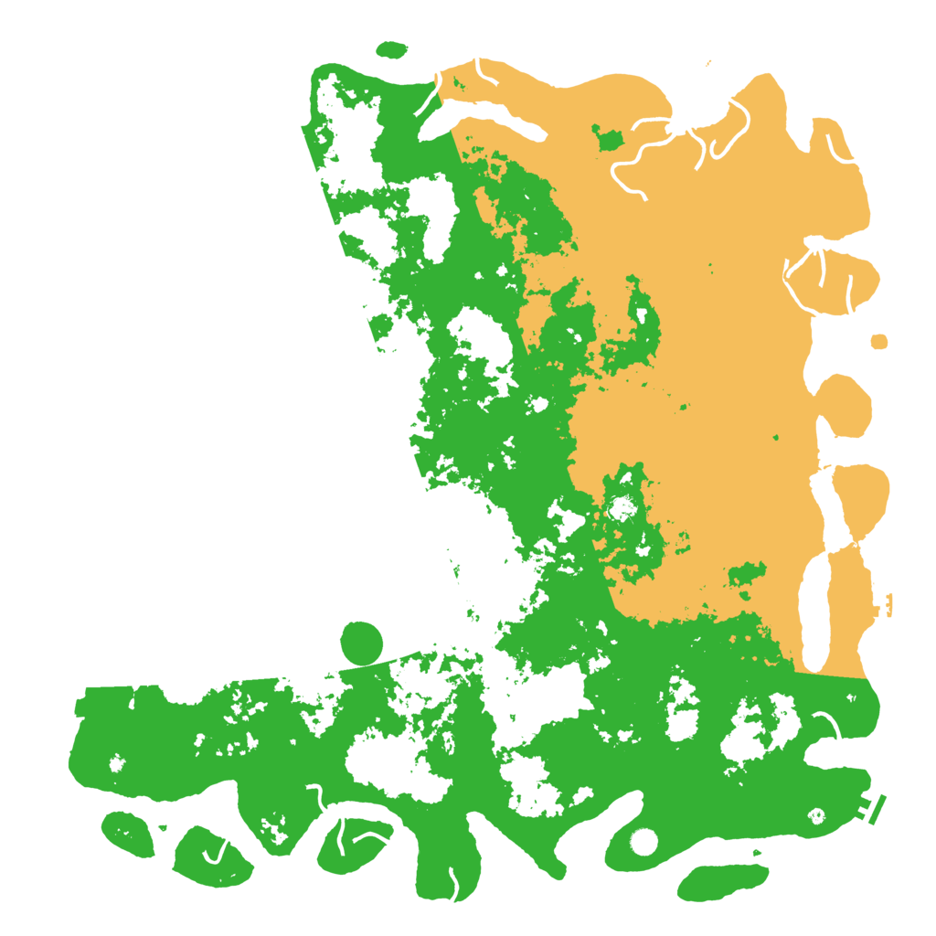 Biome Rust Map: Procedural Map, Size: 6000, Seed: 2122685885