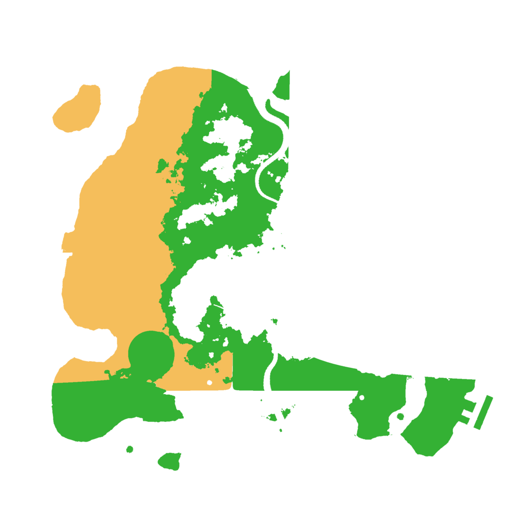 Biome Rust Map: Procedural Map, Size: 3000, Seed: 21294