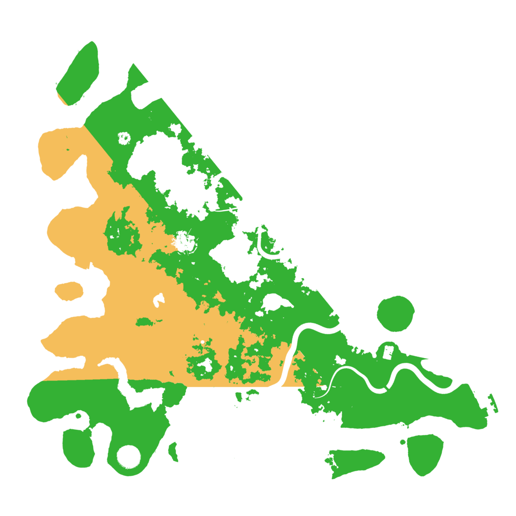 Biome Rust Map: Procedural Map, Size: 4000, Seed: 142142