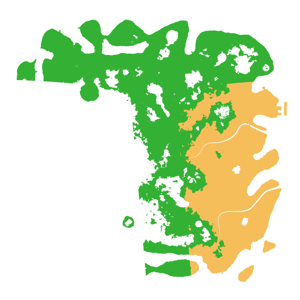 Biome Rust Map: Procedural Map, Size: 4500, Seed: 1549513027