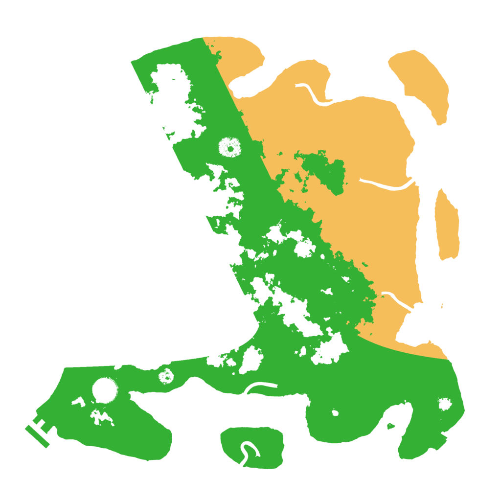 Biome Rust Map: Procedural Map, Size: 3500, Seed: 1904806515