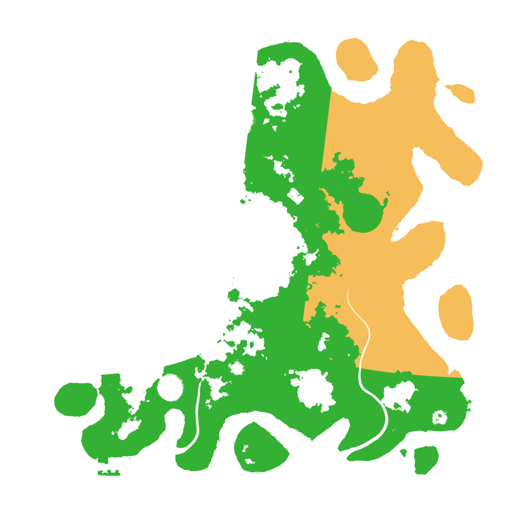 Biome Rust Map: Procedural Map, Size: 3500, Seed: 103931933