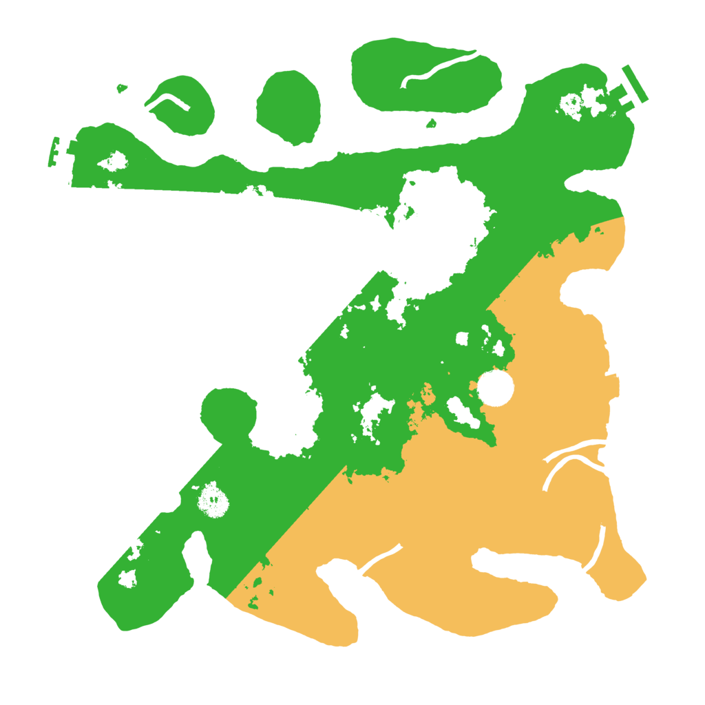 Biome Rust Map: Procedural Map, Size: 3500, Seed: 2076807938