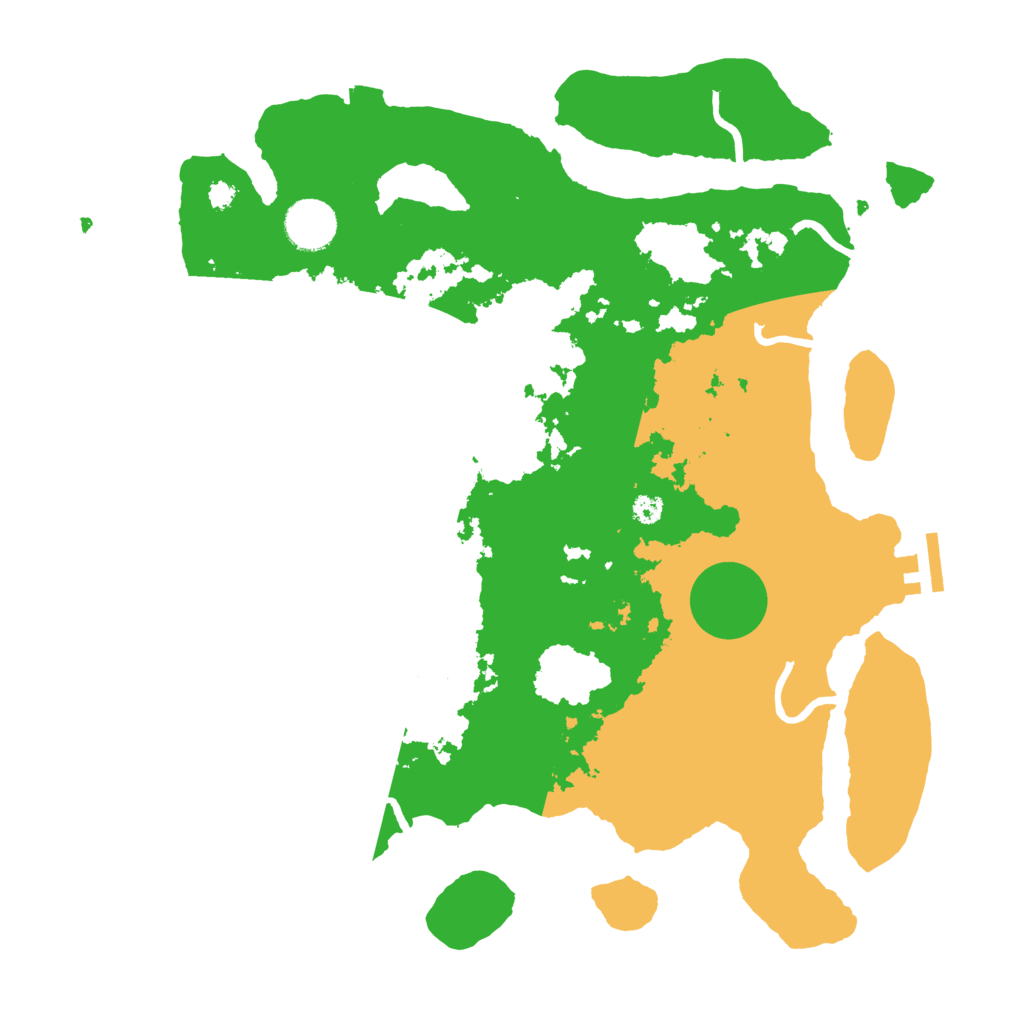 Biome Rust Map: Procedural Map, Size: 3500, Seed: 724666647