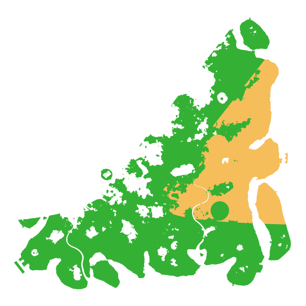 Biome Rust Map: Procedural Map, Size: 4400, Seed: 16170