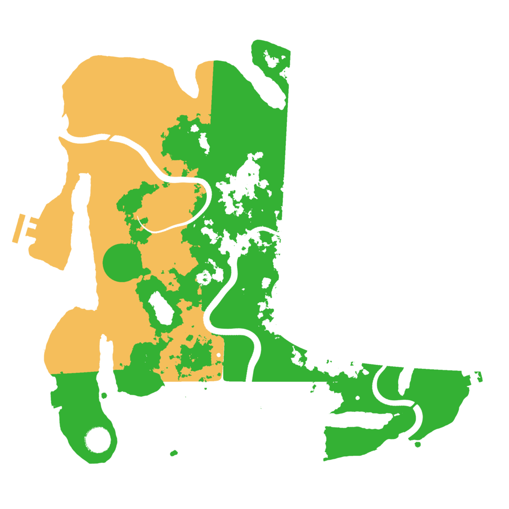 Biome Rust Map: Procedural Map, Size: 3500, Seed: 1217385648