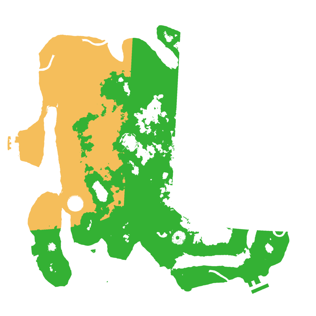 Biome Rust Map: Procedural Map, Size: 3500, Seed: 1217385648