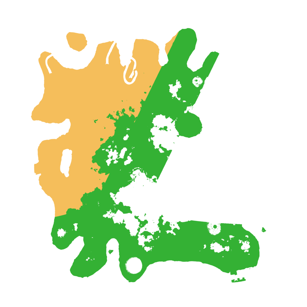 Biome Rust Map: Procedural Map, Size: 3300, Seed: 1216318505