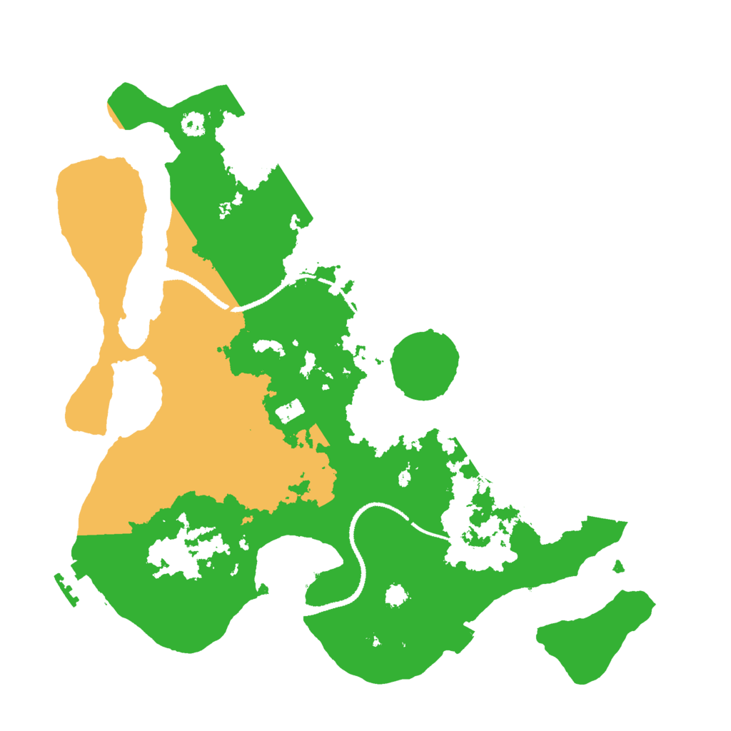 Biome Rust Map: Procedural Map, Size: 3000, Seed: 96273