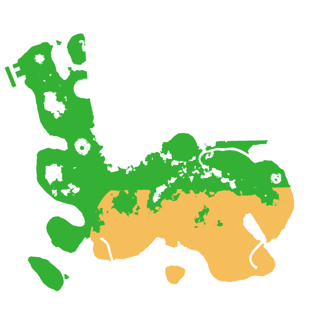Biome Rust Map: Procedural Map, Size: 3000, Seed: 32126