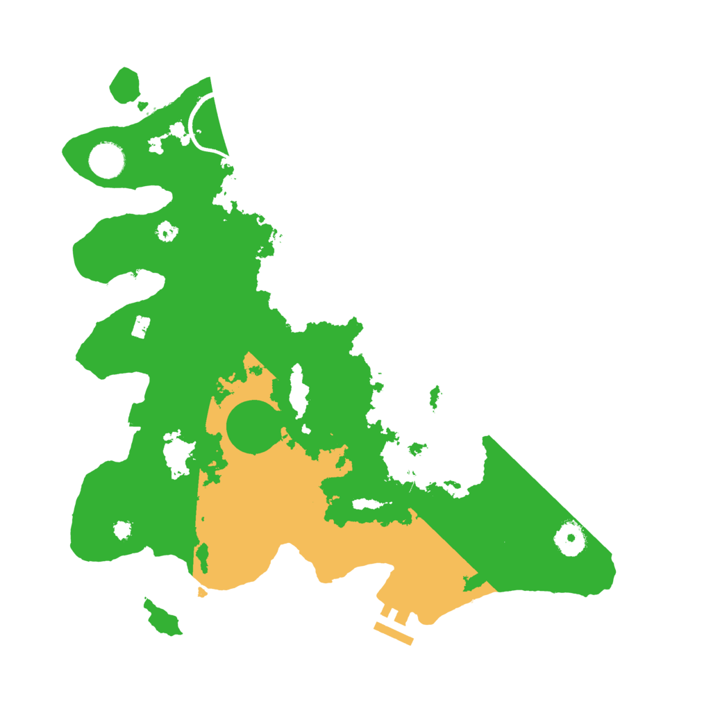 Biome Rust Map: Procedural Map, Size: 3500, Seed: 63959921