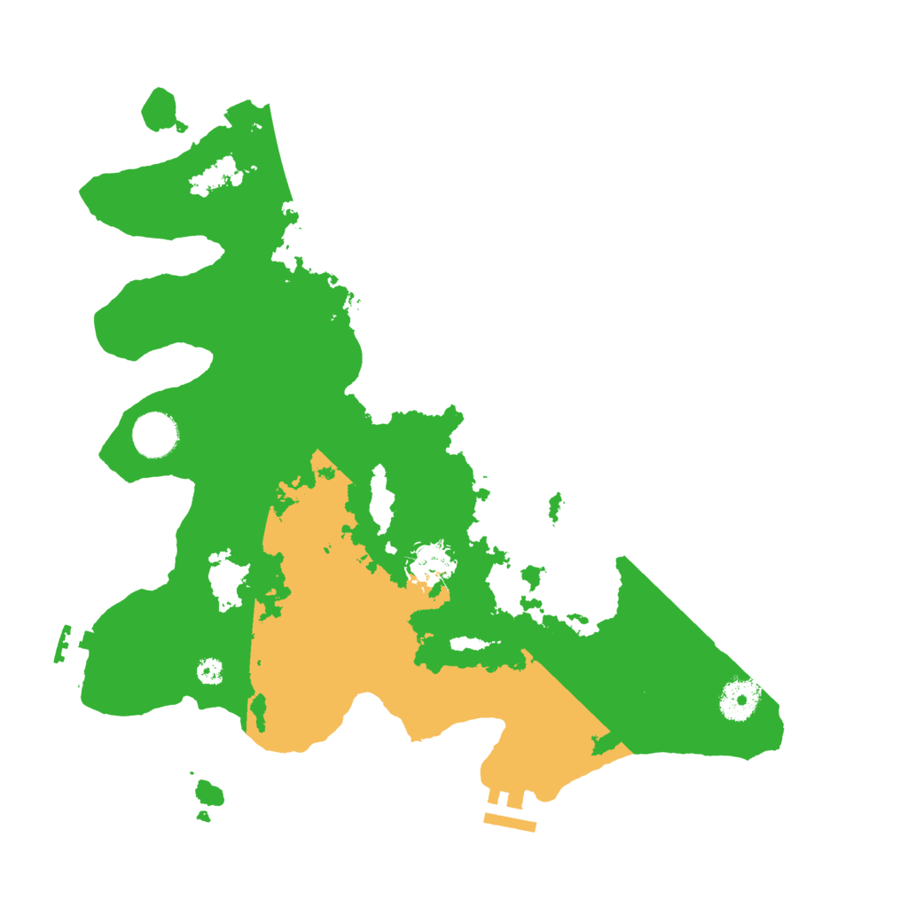 Biome Rust Map: Procedural Map, Size: 3500, Seed: 63959921