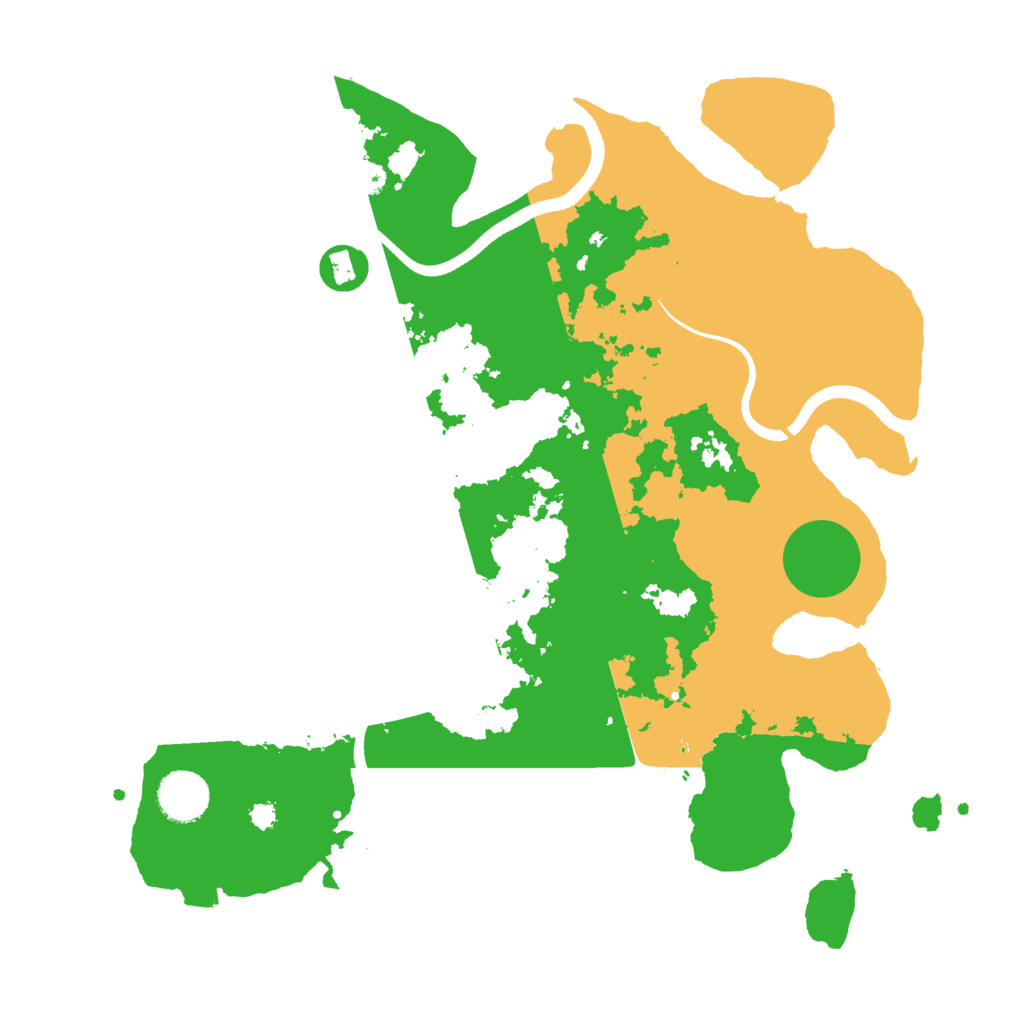 Biome Rust Map: Procedural Map, Size: 3500, Seed: 1970700246