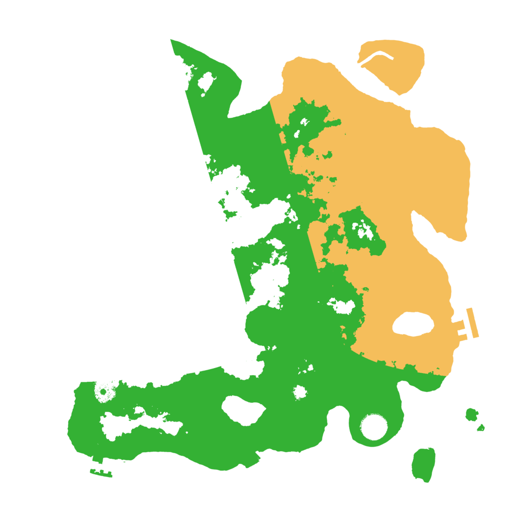 Biome Rust Map: Procedural Map, Size: 3500, Seed: 1970700246