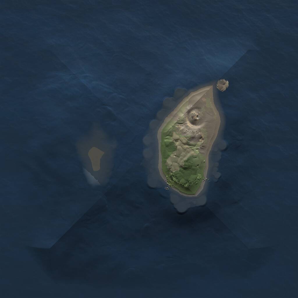 Rust Map: Procedural Map, Size: 1000, Seed: 37152, 1 Monuments