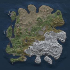 Thumbnail Rust Map: Procedural Map, Size: 3500, Seed: 278645666, 18 Monuments