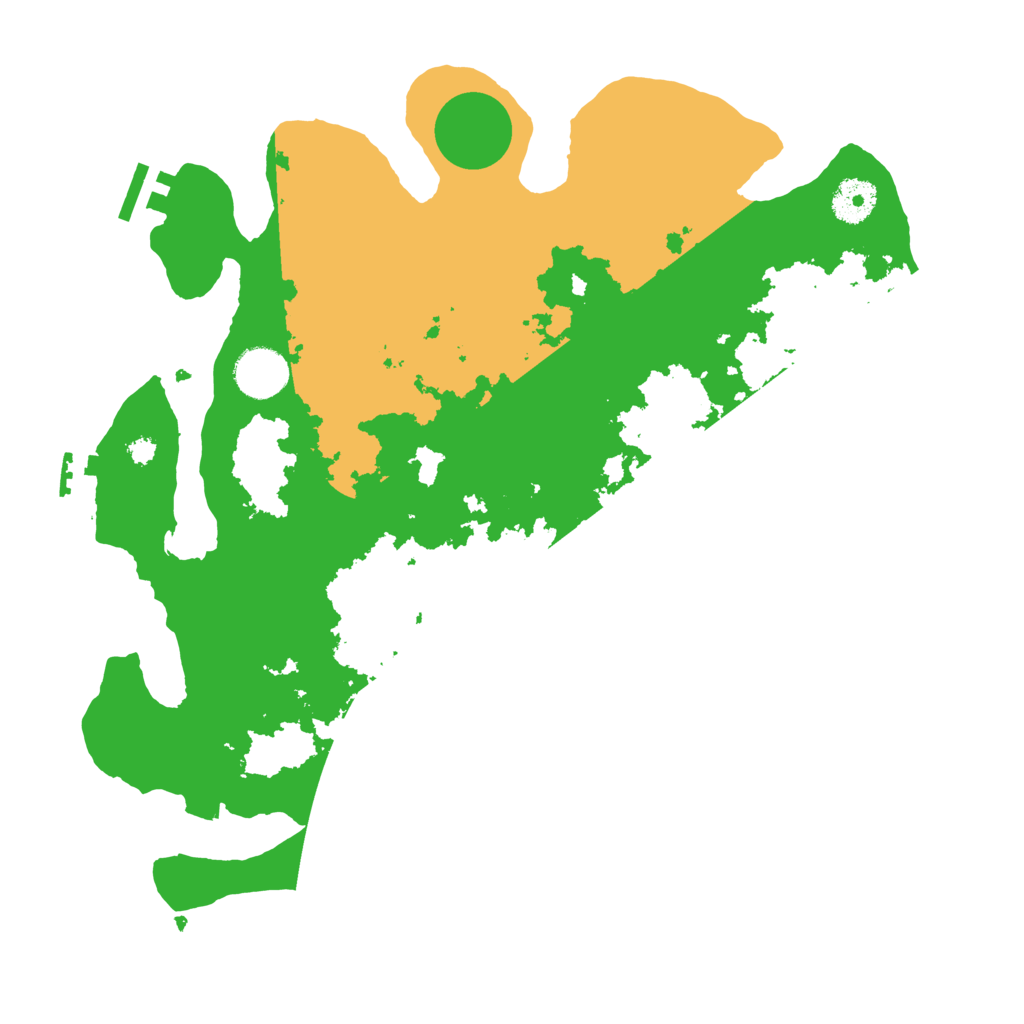 Biome Rust Map: Procedural Map, Size: 3500, Seed: 278645666