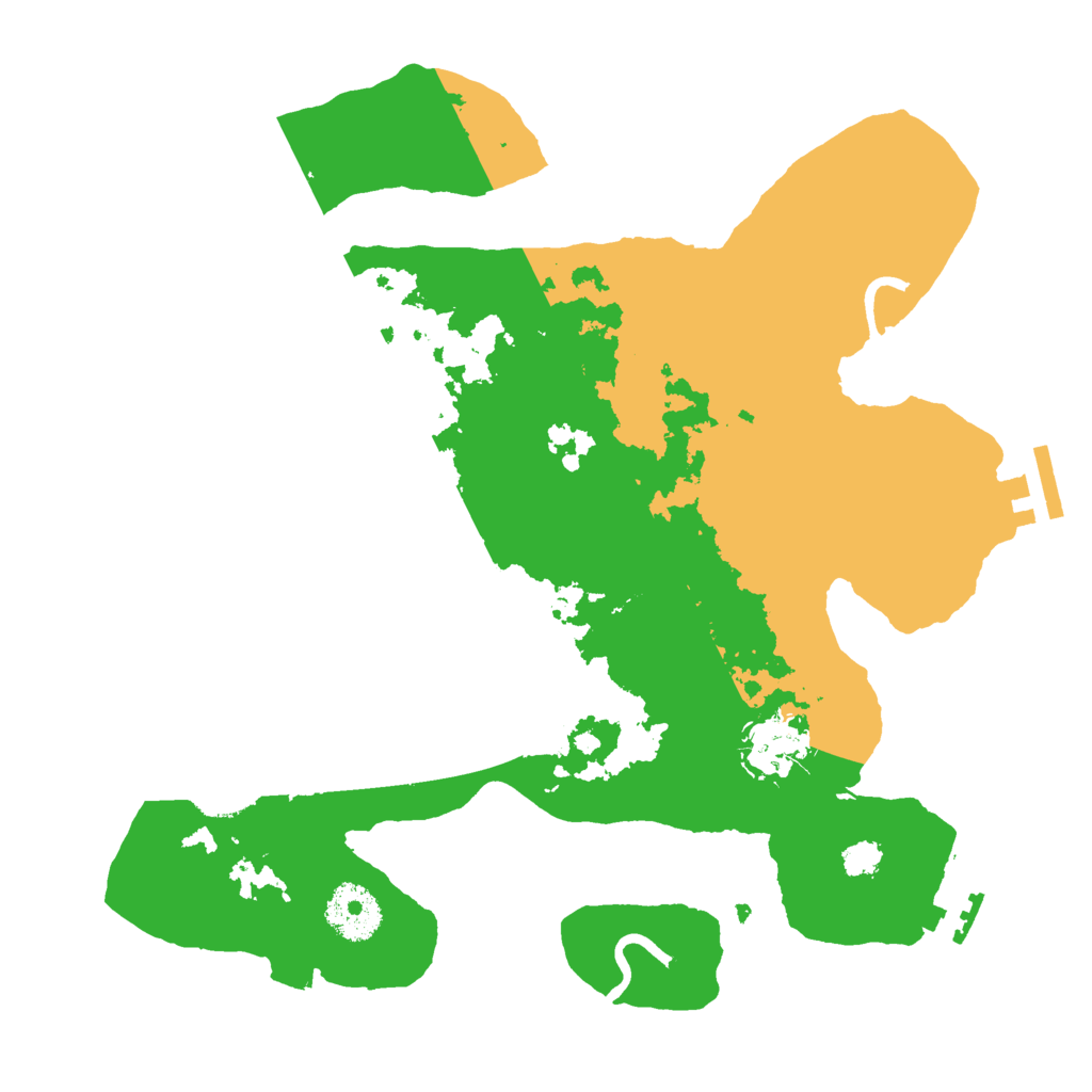 Biome Rust Map: Procedural Map, Size: 3000, Seed: 1904806515