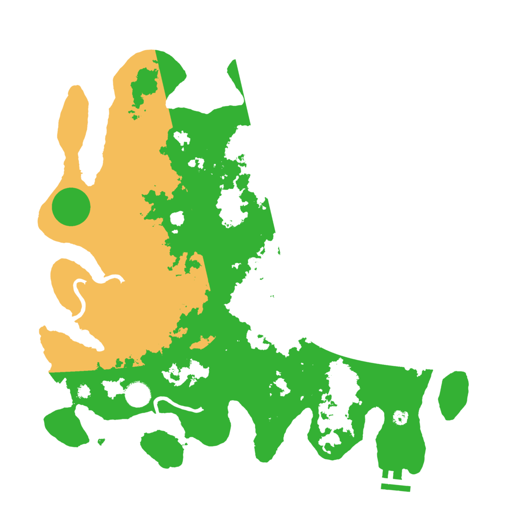 Biome Rust Map: Procedural Map, Size: 3500, Seed: 2022309700