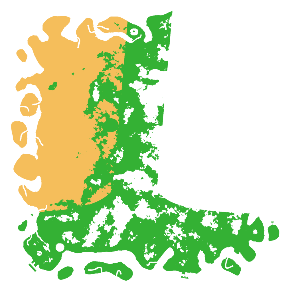 Biome Rust Map: Procedural Map, Size: 6000, Seed: 6489