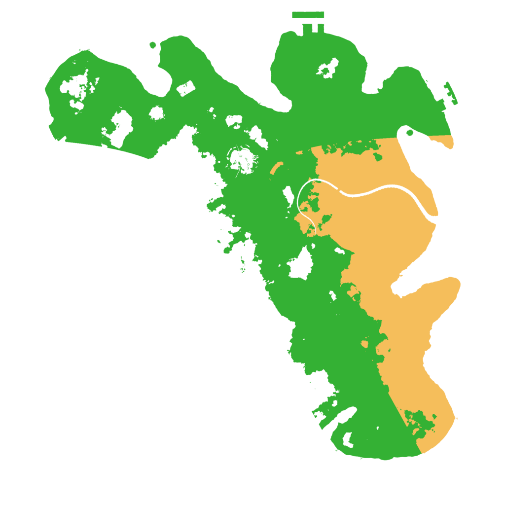 Biome Rust Map: Procedural Map, Size: 3200, Seed: 1941345304