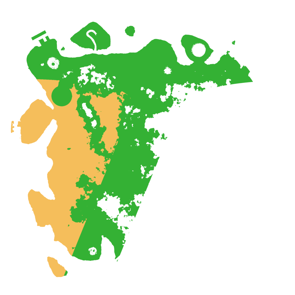Biome Rust Map: Procedural Map, Size: 3800, Seed: 32327278