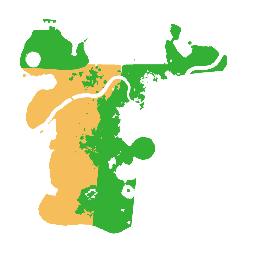 Biome Rust Map: Procedural Map, Size: 3000, Seed: 1430542259