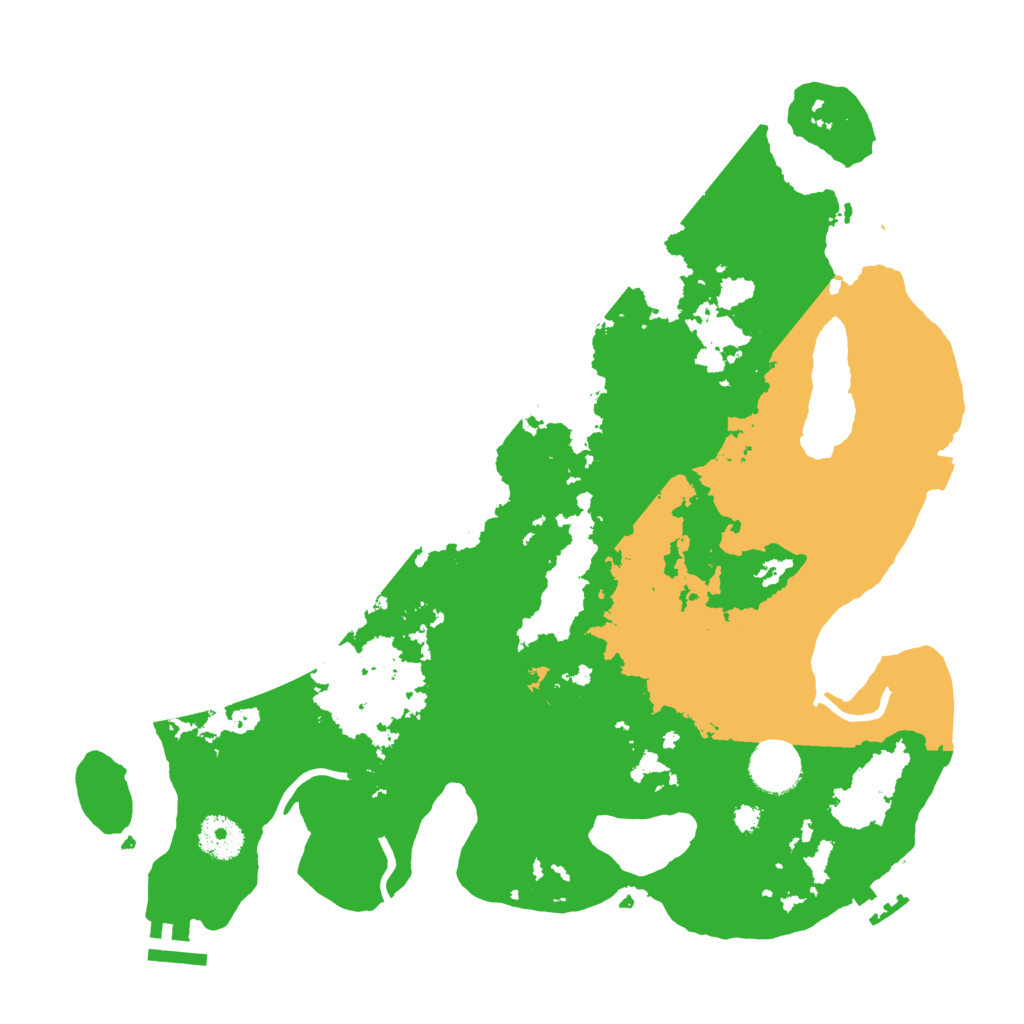 Biome Rust Map: Procedural Map, Size: 3500, Seed: 1424520251