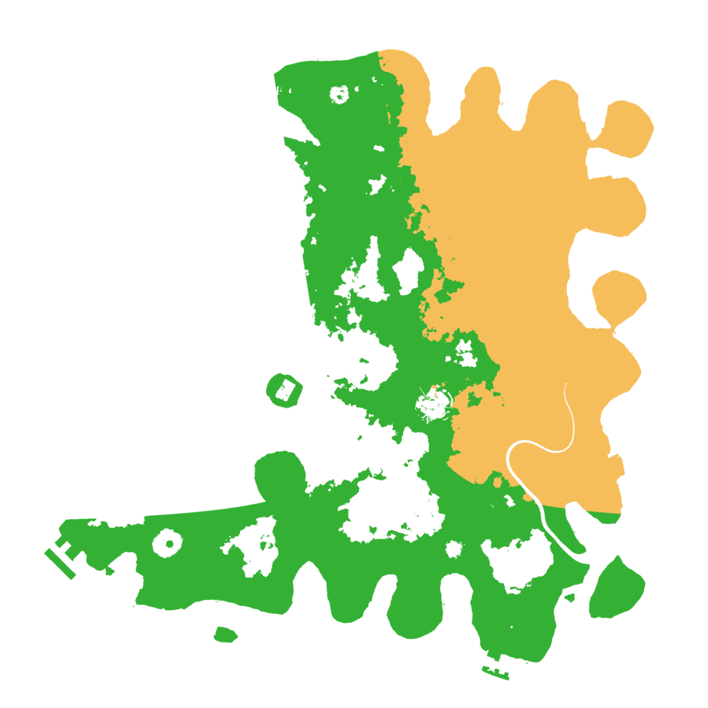 Biome Rust Map: Procedural Map, Size: 3750, Seed: 907982