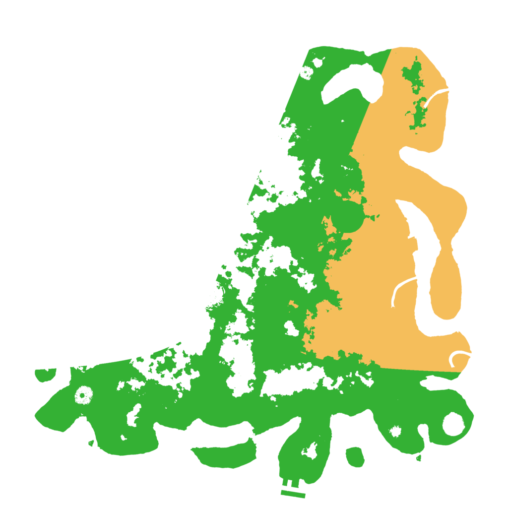 Biome Rust Map: Procedural Map, Size: 4200, Seed: 4009000