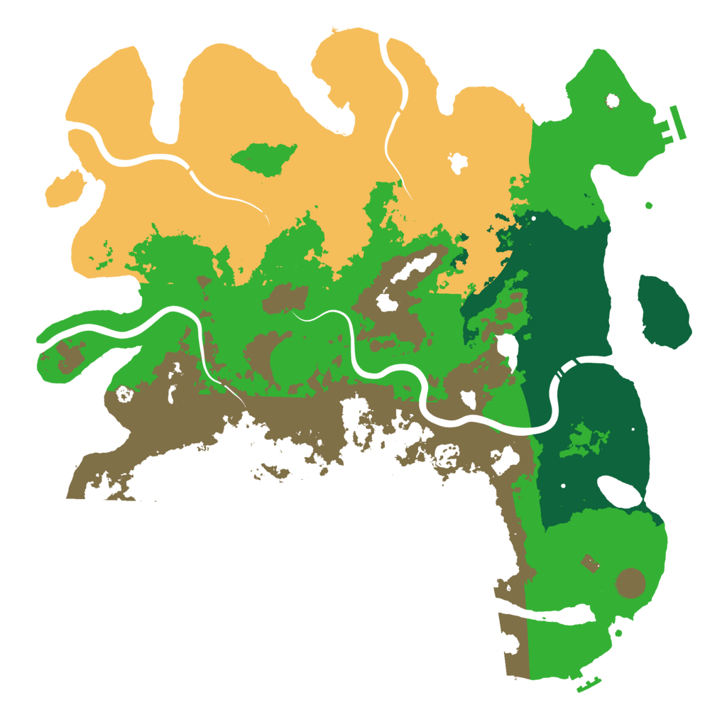 Biome Rust Map: Procedural Map, Size: 4250, Seed: 90