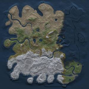 Thumbnail Rust Map: Procedural Map, Size: 4250, Seed: 90, 14 Monuments