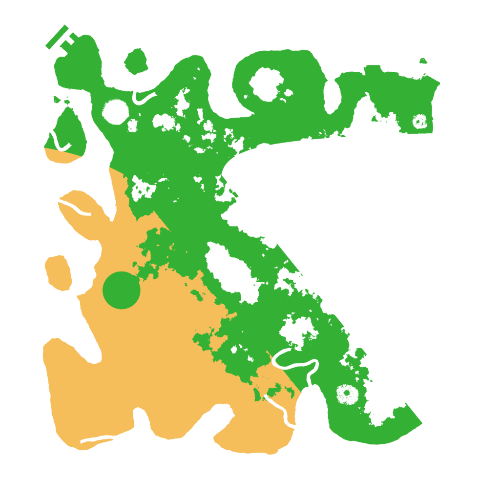 Biome Rust Map: Procedural Map, Size: 3500, Seed: 2034579562