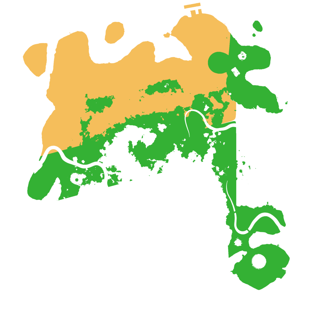 Biome Rust Map: Procedural Map, Size: 3850, Seed: 4411556