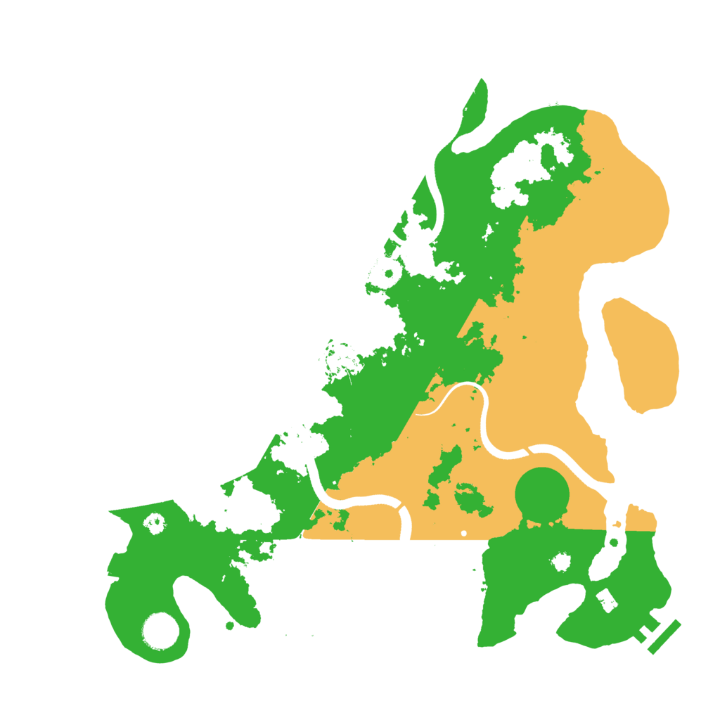 Biome Rust Map: Procedural Map, Size: 3500, Seed: 1842891383