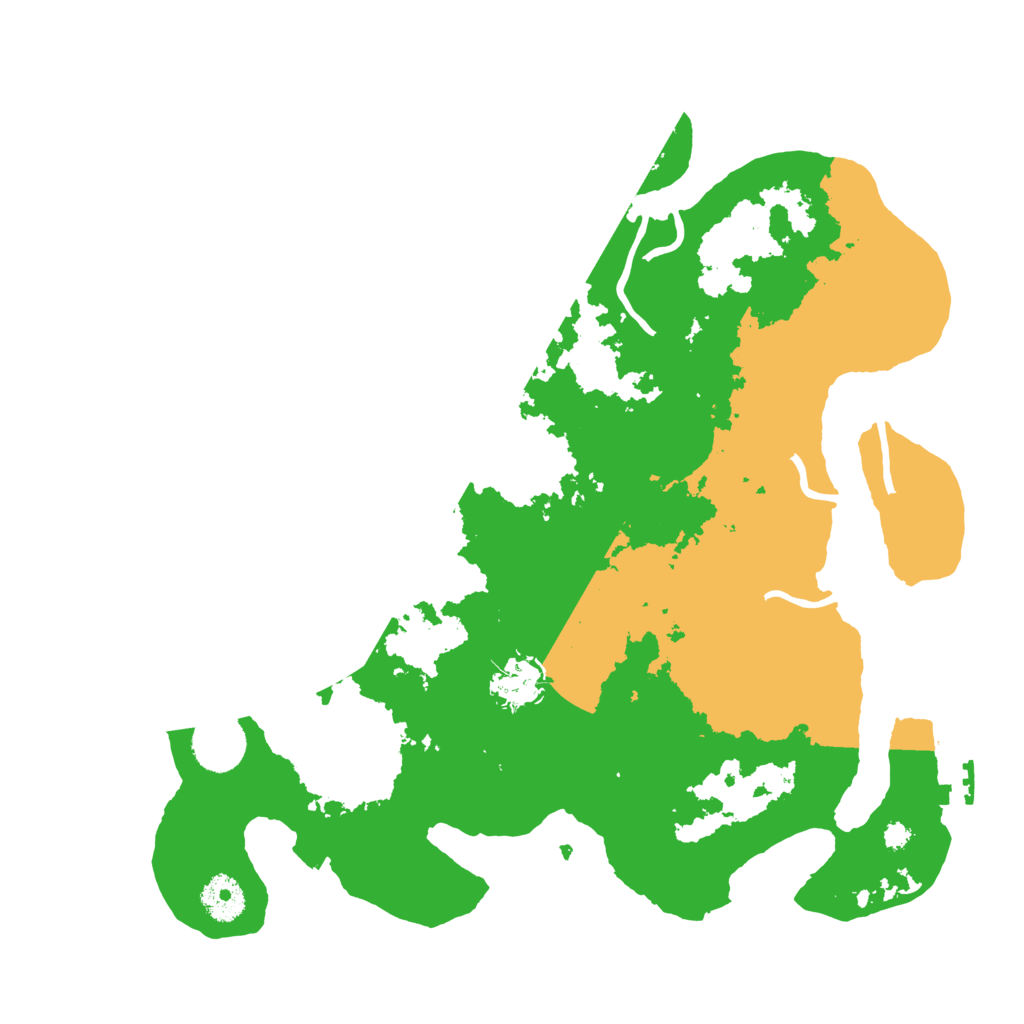 Biome Rust Map: Procedural Map, Size: 3500, Seed: 1842891383