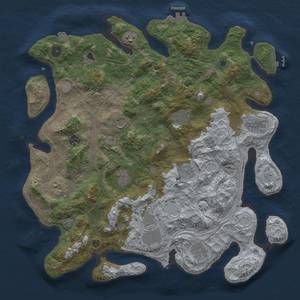 Thumbnail Rust Map: Procedural Map, Size: 4250, Seed: 218068304, 19 Monuments