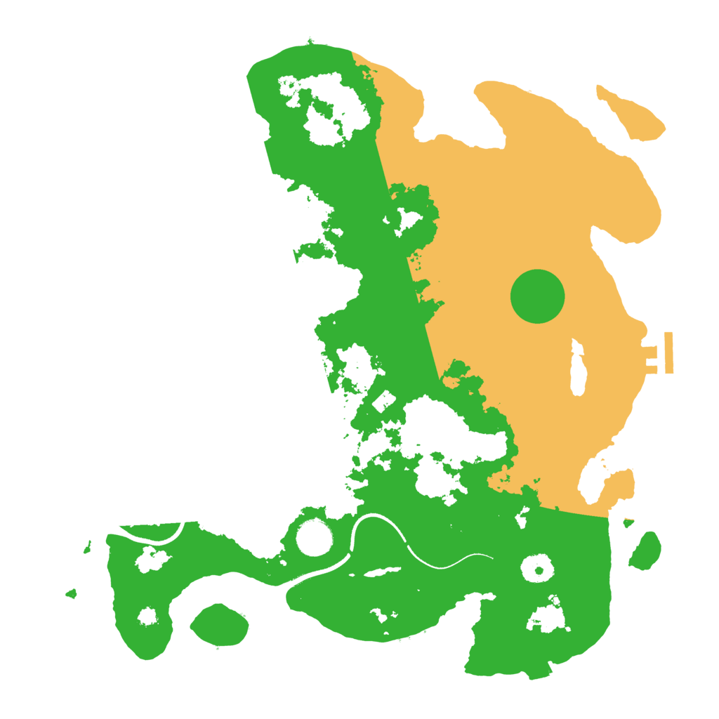 Biome Rust Map: Procedural Map, Size: 3500, Seed: 1523289131