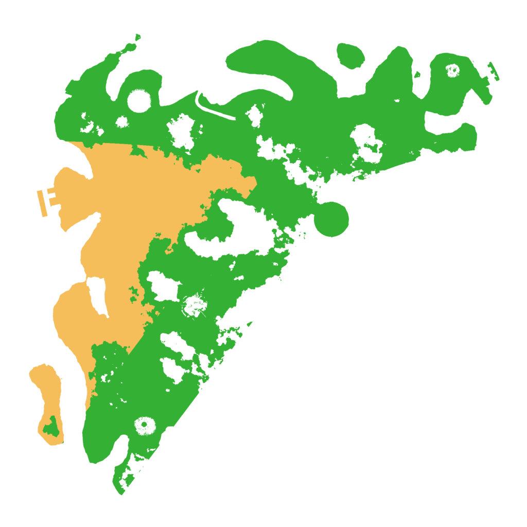 Biome Rust Map: Procedural Map, Size: 4000, Seed: 58743925