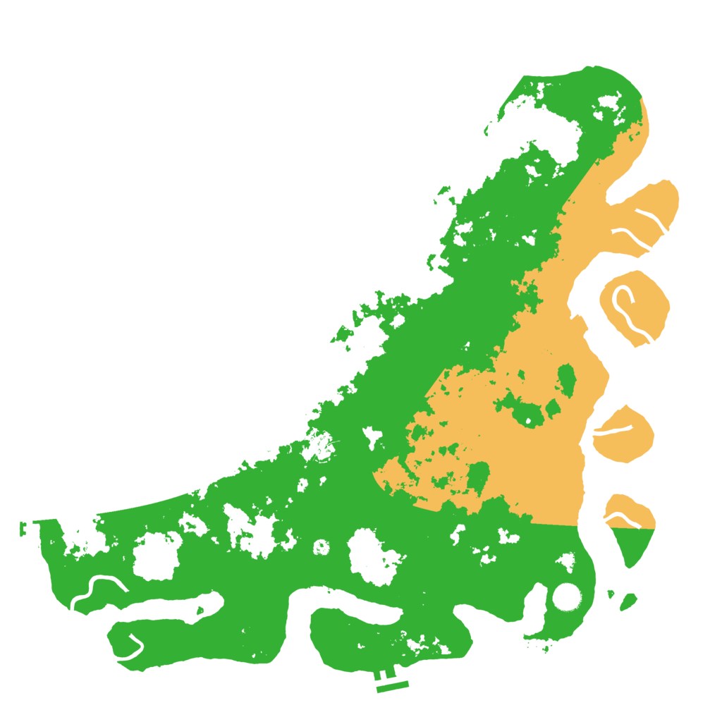 Biome Rust Map: Procedural Map, Size: 4500, Seed: 19161