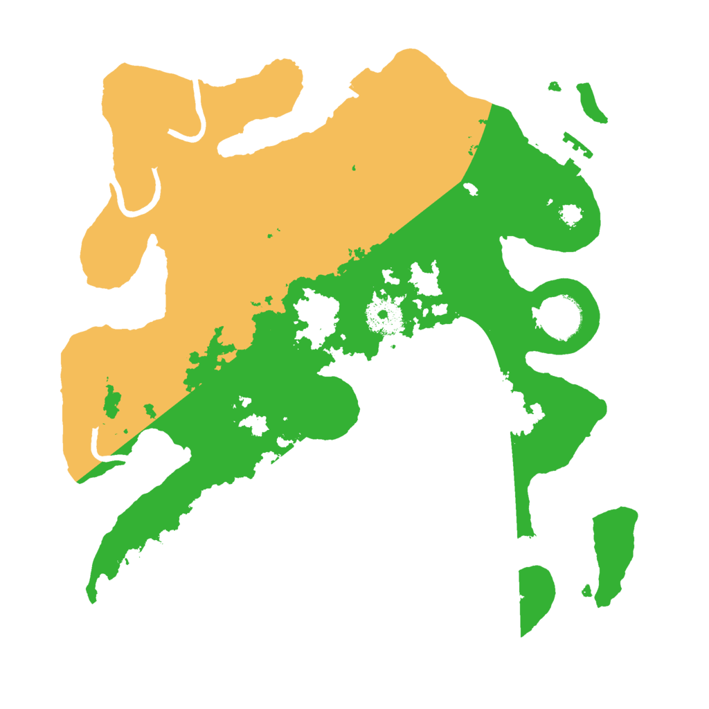 Biome Rust Map: Procedural Map, Size: 3000, Seed: 412672312