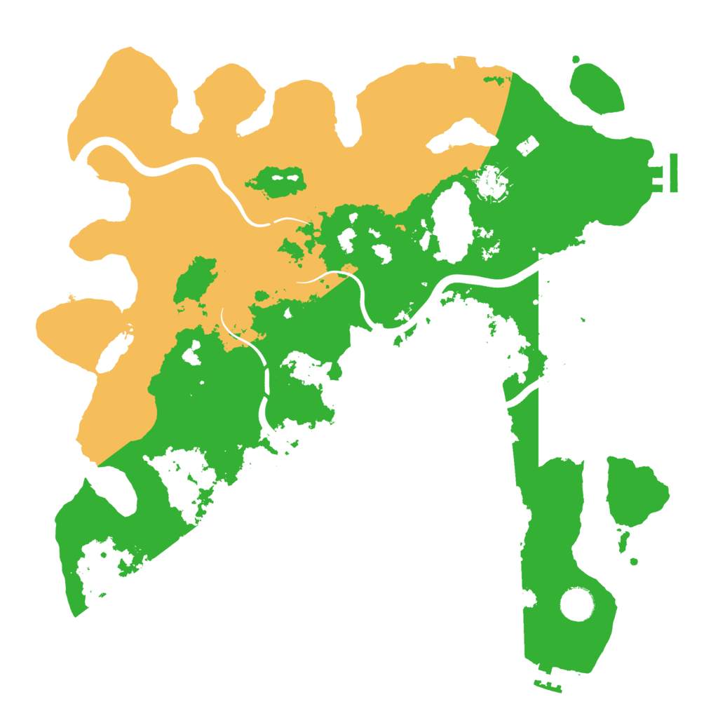 Biome Rust Map: Procedural Map, Size: 3750, Seed: 620133
