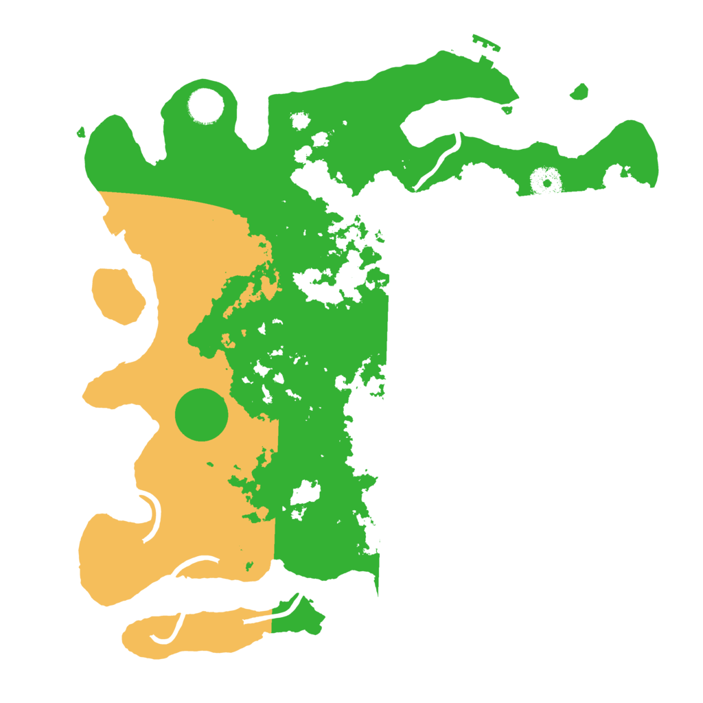 Biome Rust Map: Procedural Map, Size: 3500, Seed: 570402313