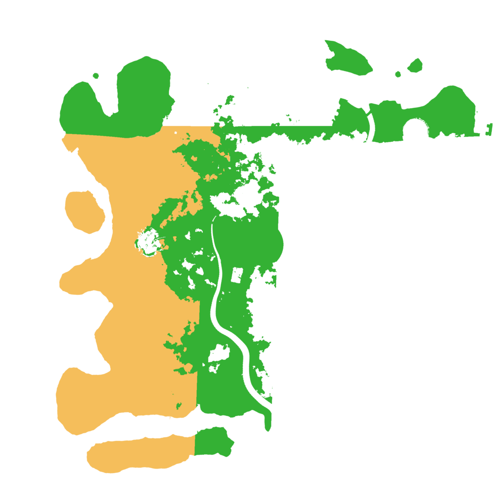 Biome Rust Map: Procedural Map, Size: 3500, Seed: 570402313
