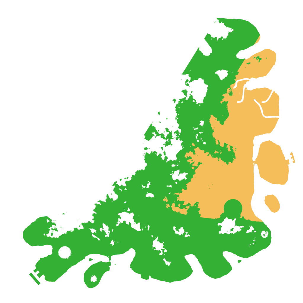 Biome Rust Map: Procedural Map, Size: 4300, Seed: 59731659