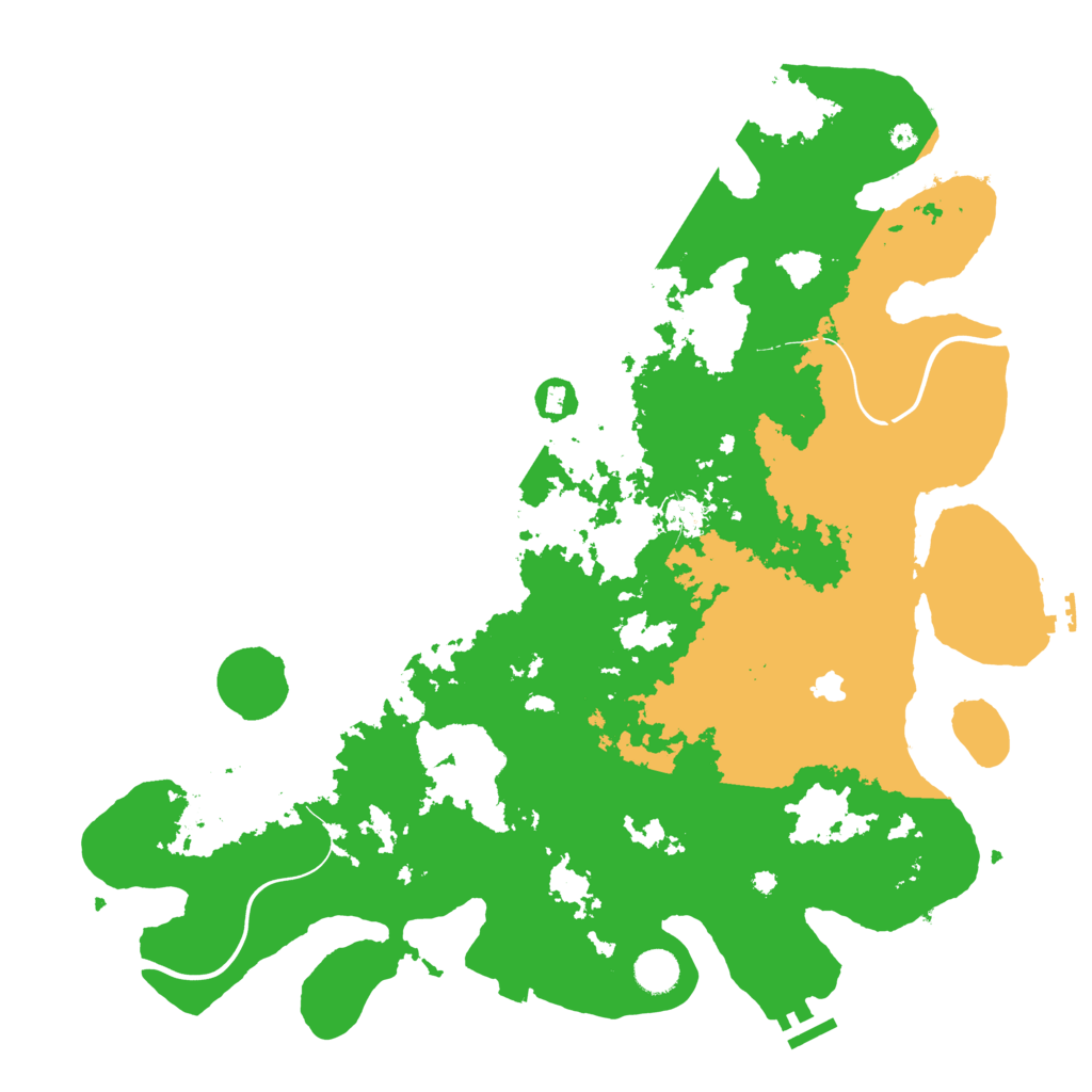 Biome Rust Map: Procedural Map, Size: 4300, Seed: 59731659