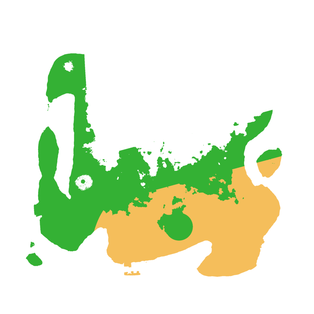 Biome Rust Map: Procedural Map, Size: 3000, Seed: 1676924437