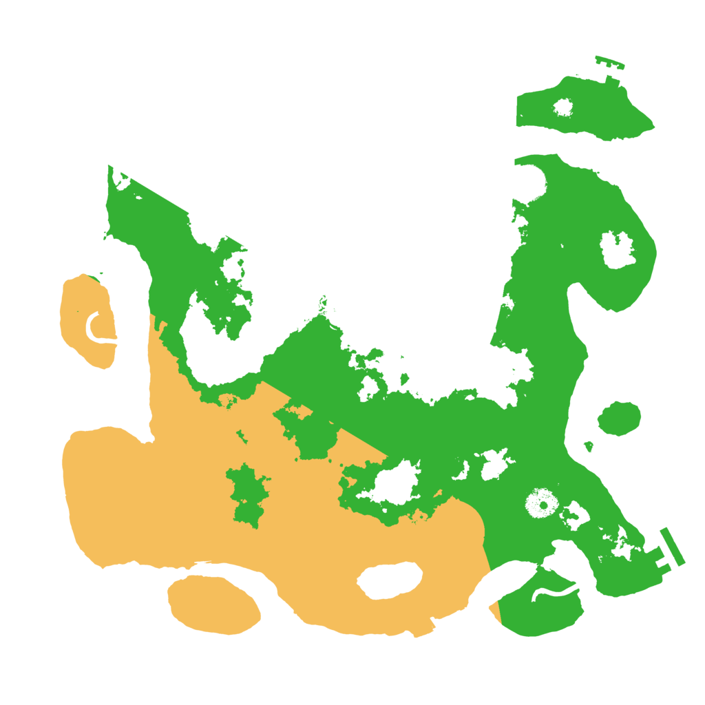 Biome Rust Map: Procedural Map, Size: 3500, Seed: 926598743